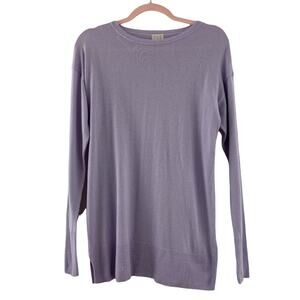 A NEW DAY Lilac Long Sleeve Crew Neck Pullover Sweater Small